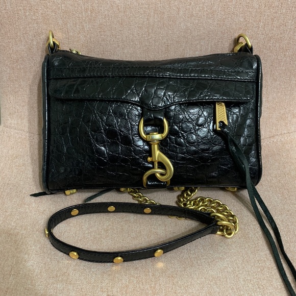 Rebecca Minkoff Handbags - Rebecca Minkoff Black Leather Mini Mac